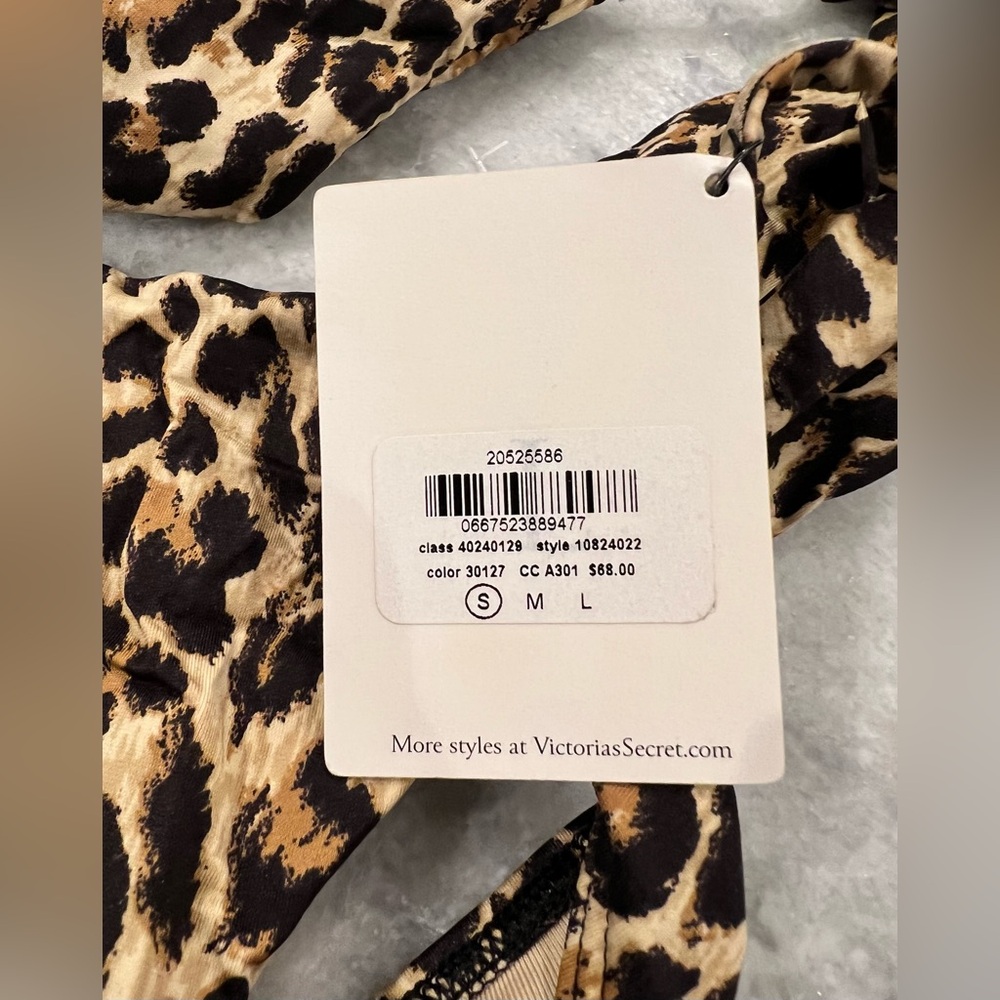 VICTORIA’S SECRET Leopard Print Monokini Swimsuit bathing suit bikini BEACH pool - Picture 8 of 9